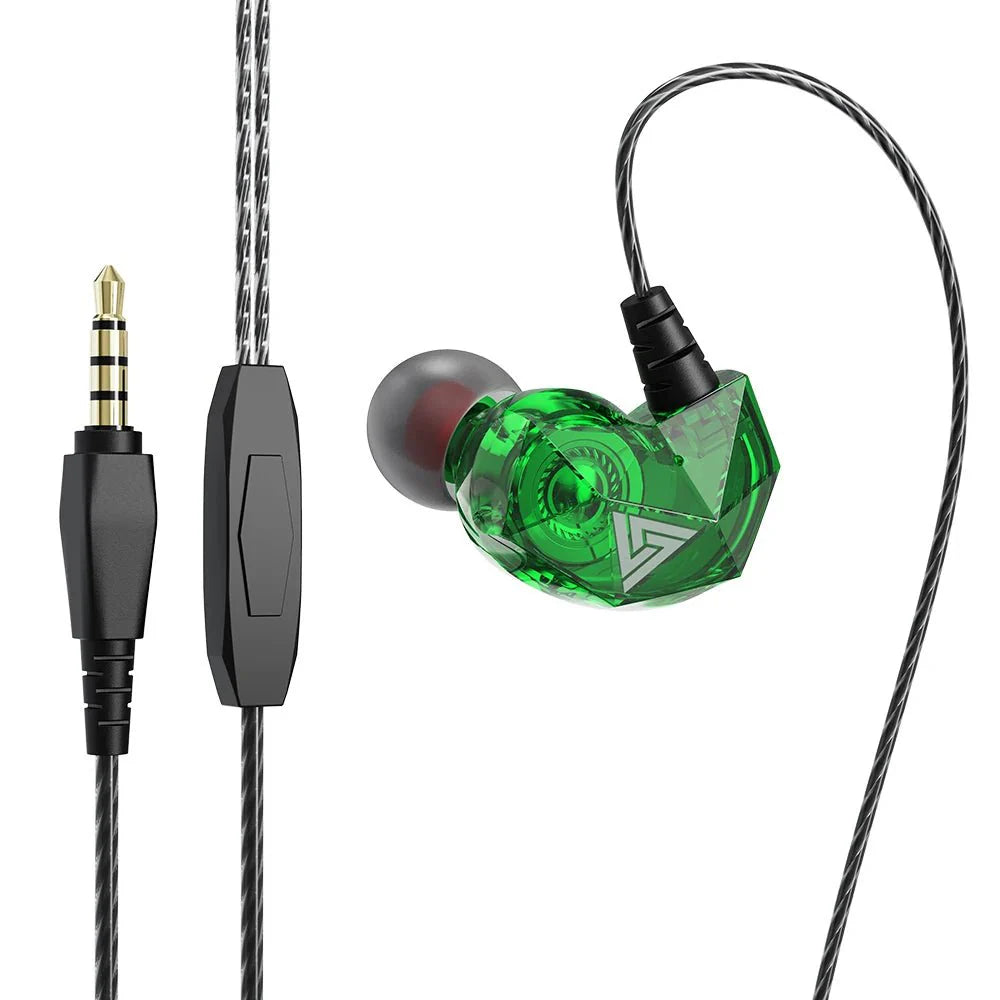 QKZ-AK6 In-Ear-Kopfhörer mit aktiver Geräuschunterdrückung und sattem Sound