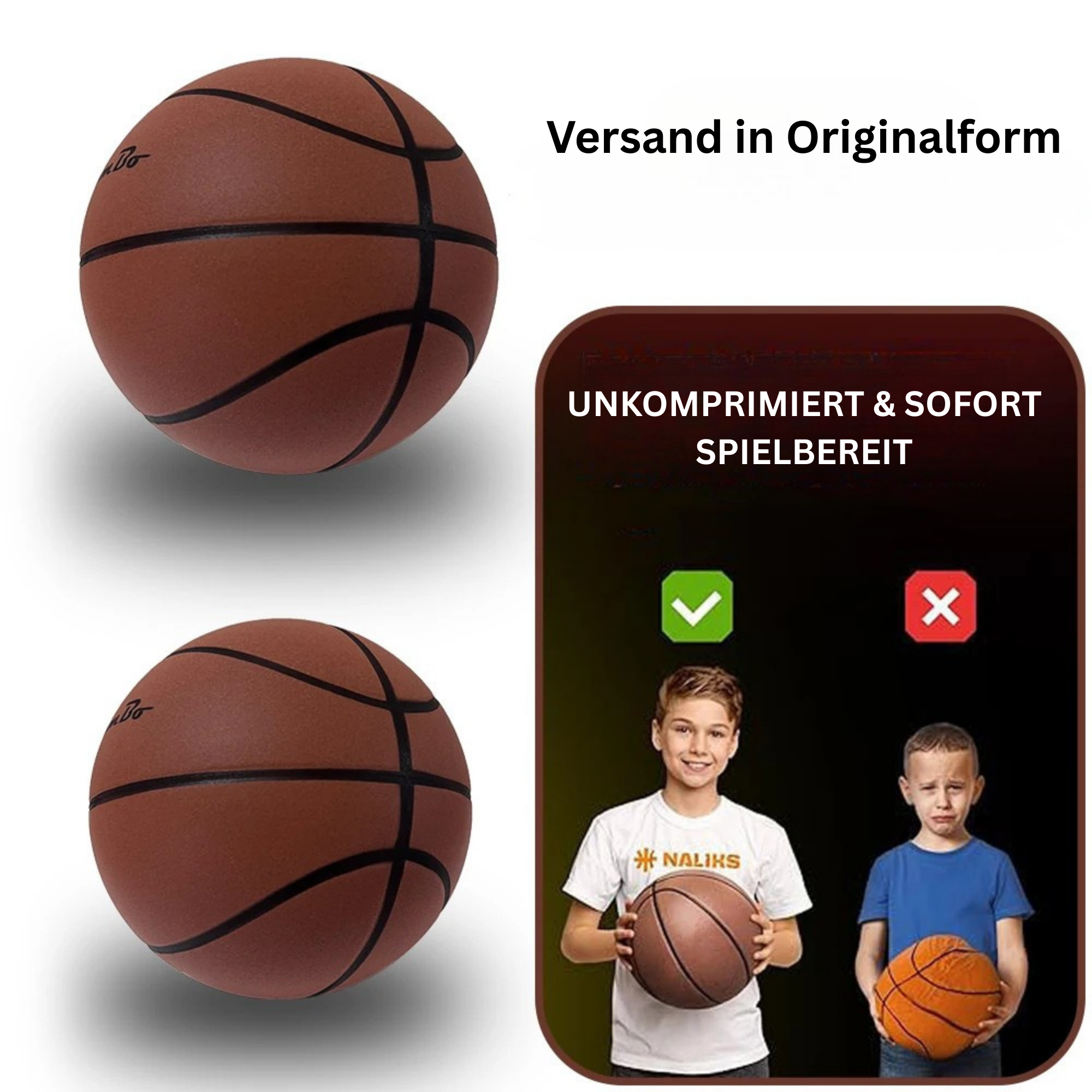 Silent Basketball Geräuschloser Indoor Basketball PU Schaum