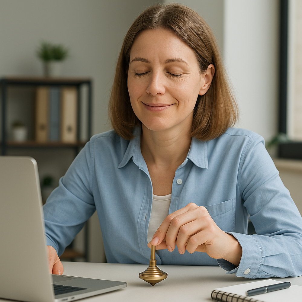 Fidget Sliders Open Armor Kreisel – Magnetischer Metall-Kreisel für Stressabbau & Konzentration