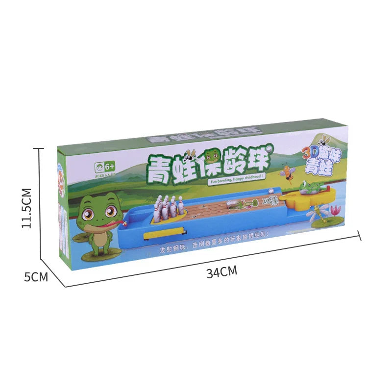 Mini Desktop Bowling – Lustiges Eltern-Kind Tischspiel mit pädagogischem Mehrwert