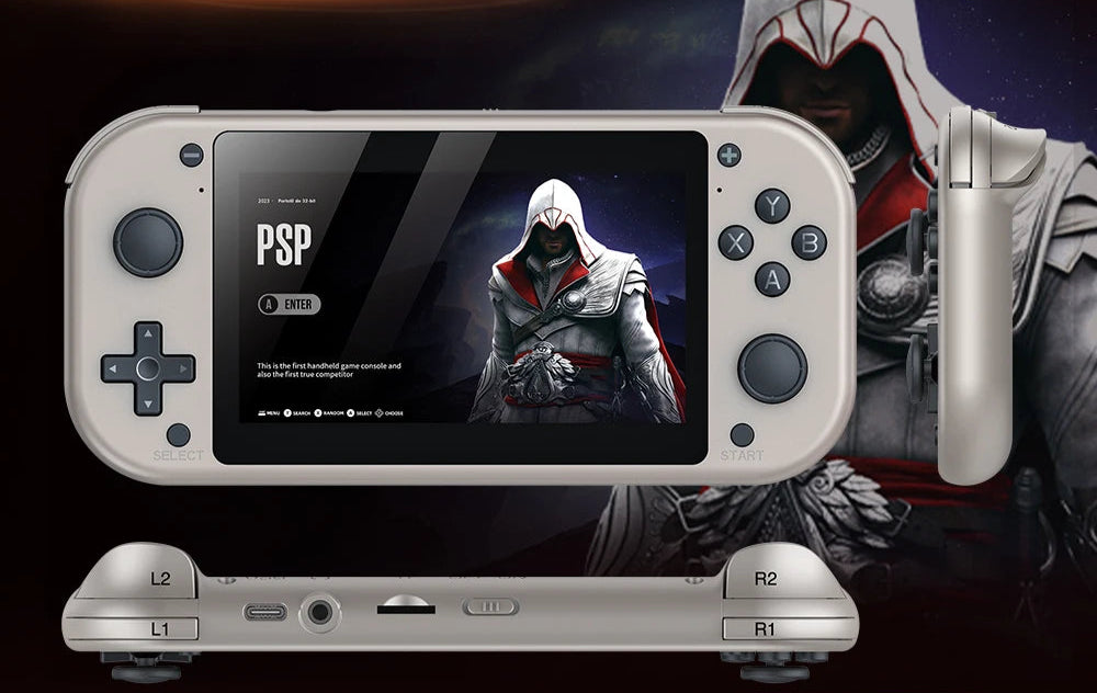 M17 Retro Handheld-Videospielkonsole – 19.000 Spiele, 4,3" IPS-Bildschirm & Open Source Linux-System