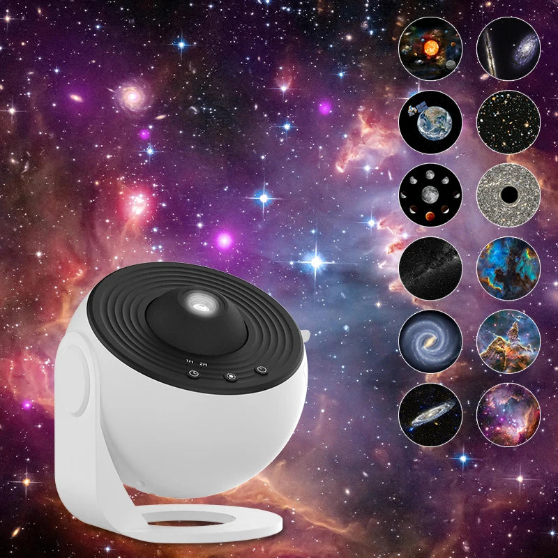Nachtlicht Galaxy Projektor Sternenhimmel – 360° Rotierendes Planetarium für magische Nächte