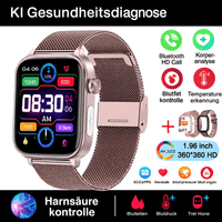 Intelligente Gesundheitsuhr mit Glukose - , Herzfrequenz - & Blutdruckmessung - HomiZen