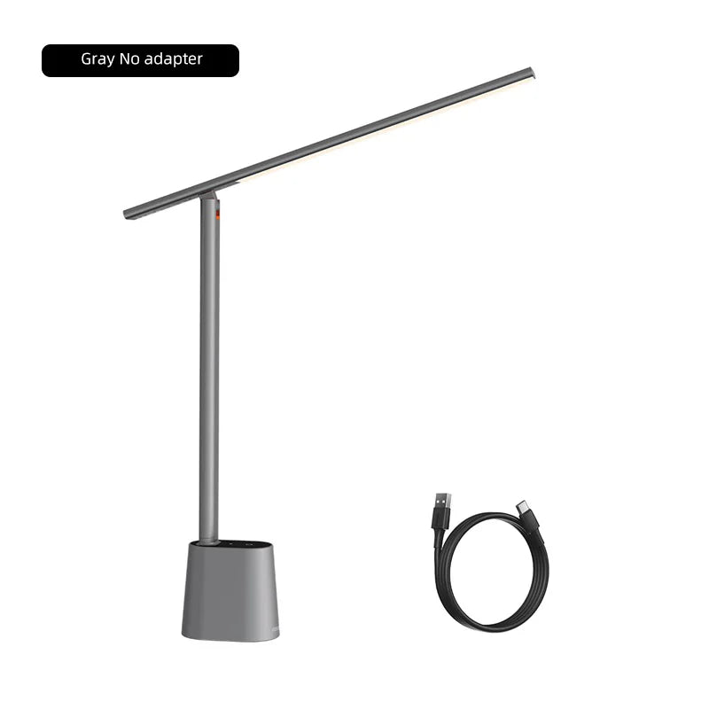LED-Schreibtischlampe mit Augenschutz – Dimmbar, Faltbar & Intelligente Helligkeit für Büro, Studium & Nachttisch