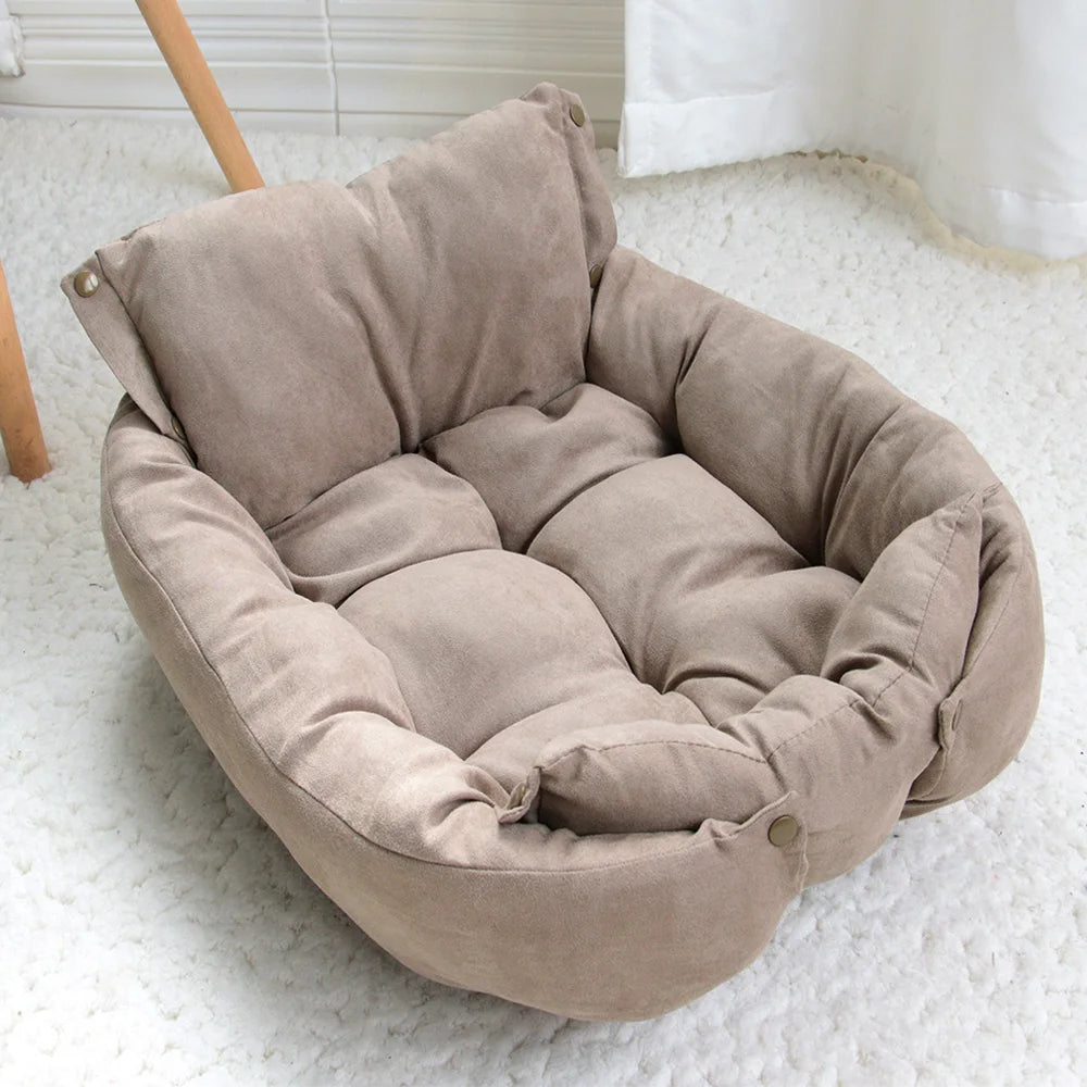 Multifunktions-Hundebettmatte 3-in-1 – Warmes, weiches Schlafsofa für Hunde & Katzen