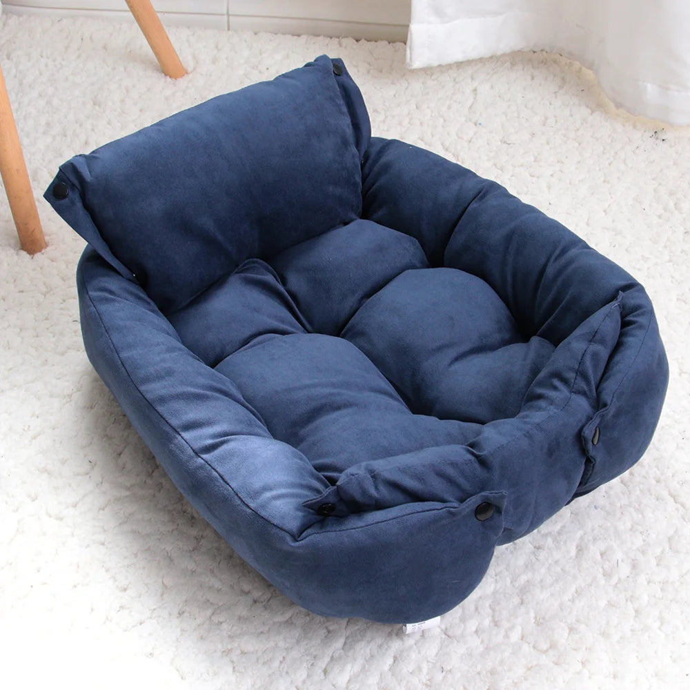 Multifunktions-Hundebettmatte 3-in-1 – Warmes, weiches Schlafsofa für Hunde & Katzen