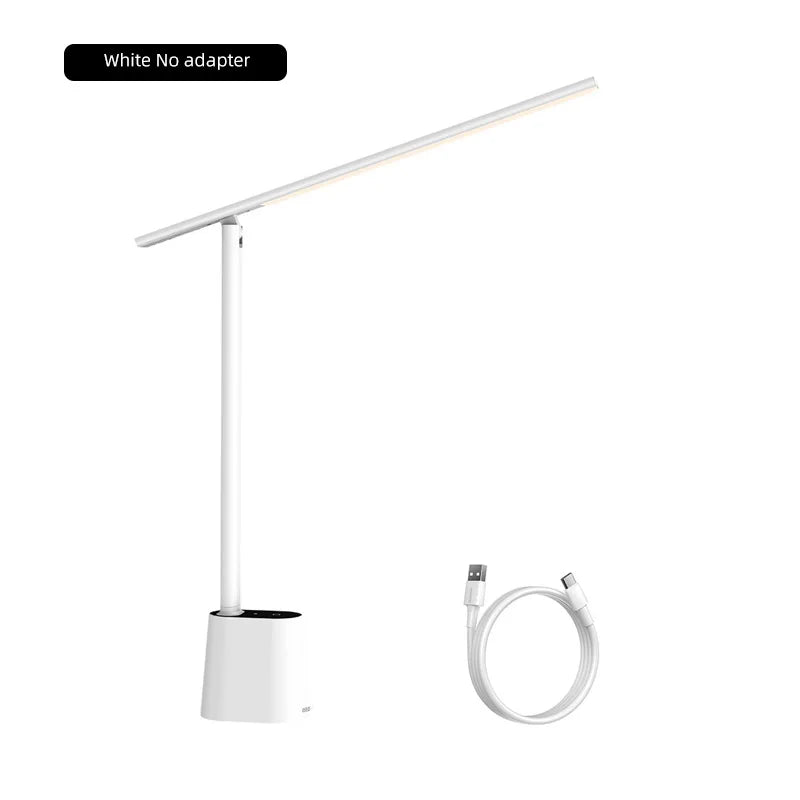 LED-Schreibtischlampe mit Augenschutz – Dimmbar, Faltbar & Intelligente Helligkeit für Büro, Studium & Nachttisch
