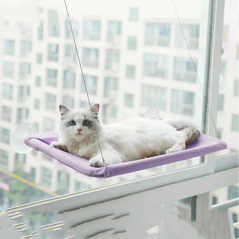 Fenster-Hängematte für Katzen – Komfortabler Sonnenplatz mit 20 kg Tragkraft