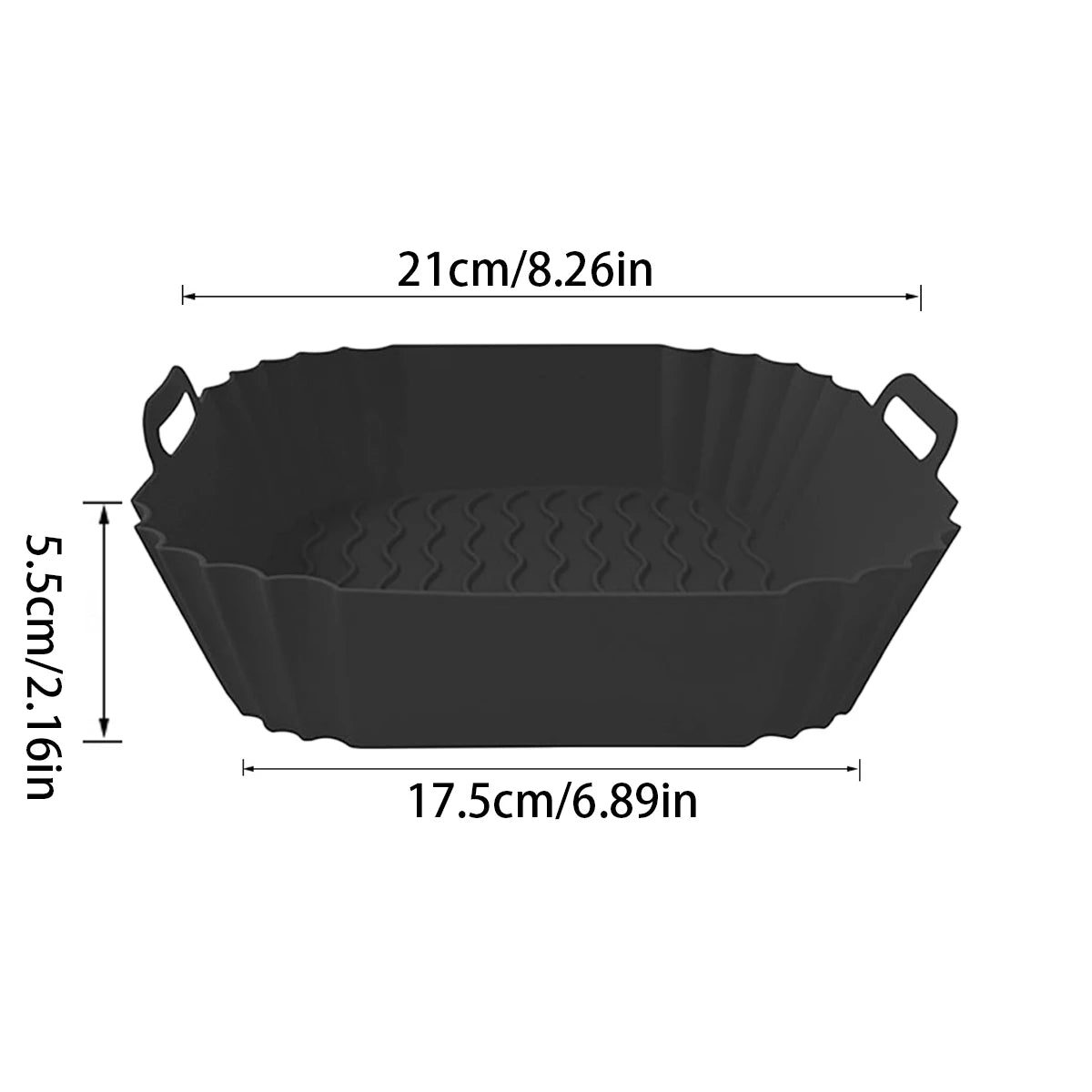 Air Fryer Silikonform – Wiederverwendbar, sicher & praktisch