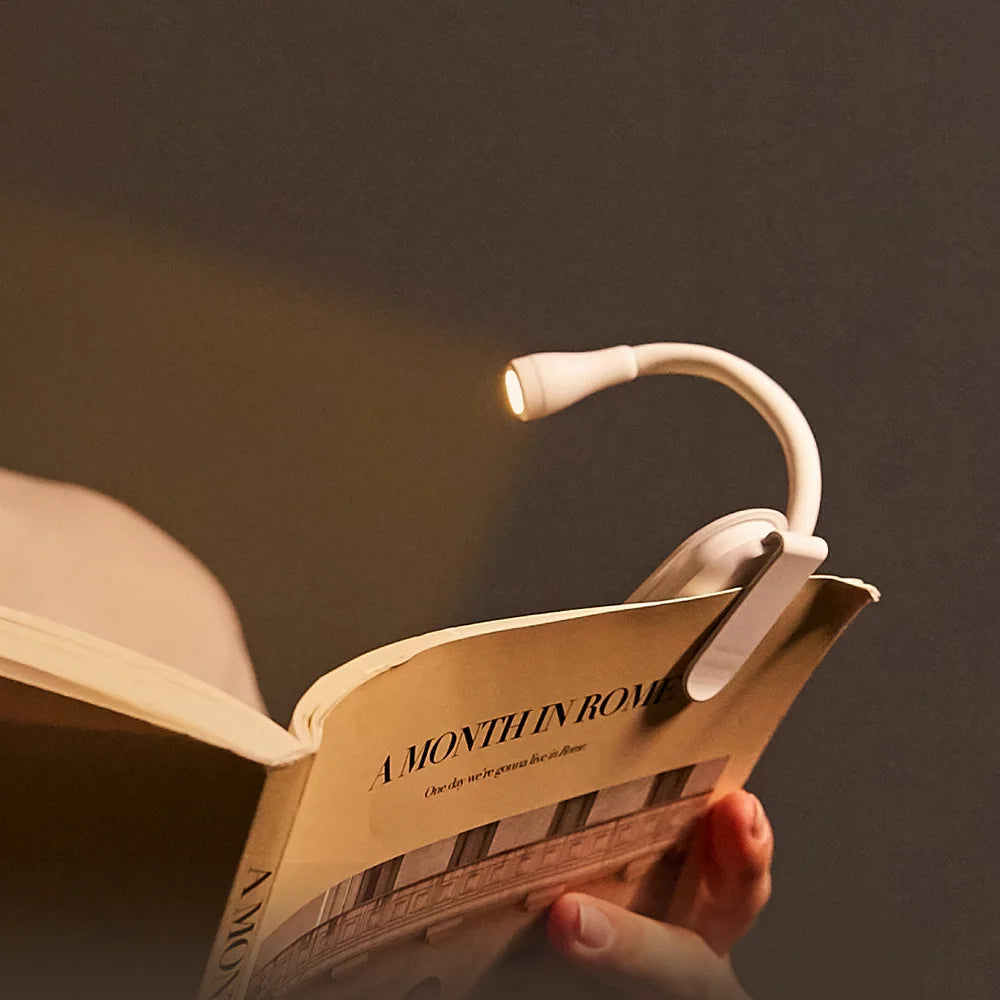 3-farbiges Mini-LED-Buchlicht – Flexibel, augenschonend & überall einsetzbar