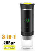 Tragbare 3 - in - 1 Espressomaschine – Frischer Kaffee überall - HomiZen
