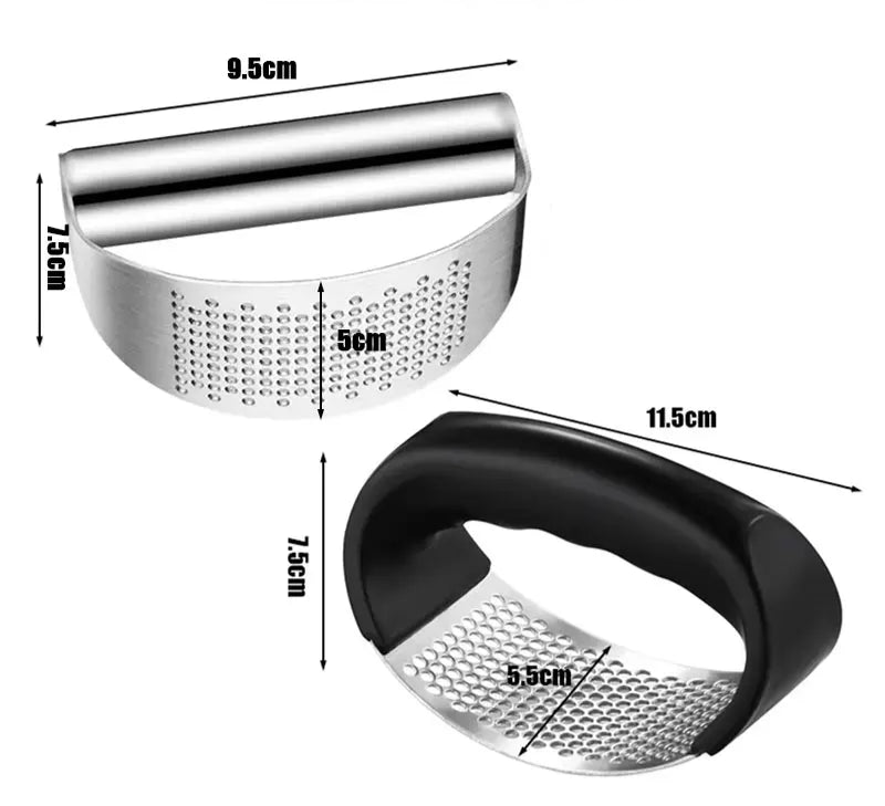 Edelstahl Knoblauchpresse – Robust, Ergonomisch & Leicht zu Reinigen
