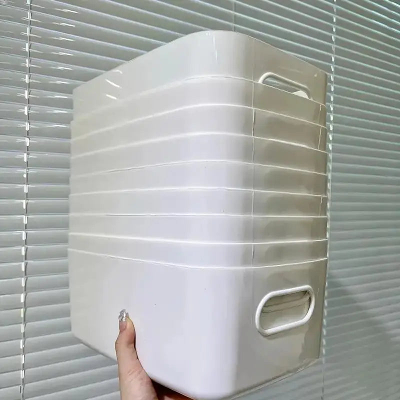 10er Set Große Aufbewahrungsboxen mit Deckel – Vielseitiger Kunststoff-Organizer für Haushalt & Spielzeug