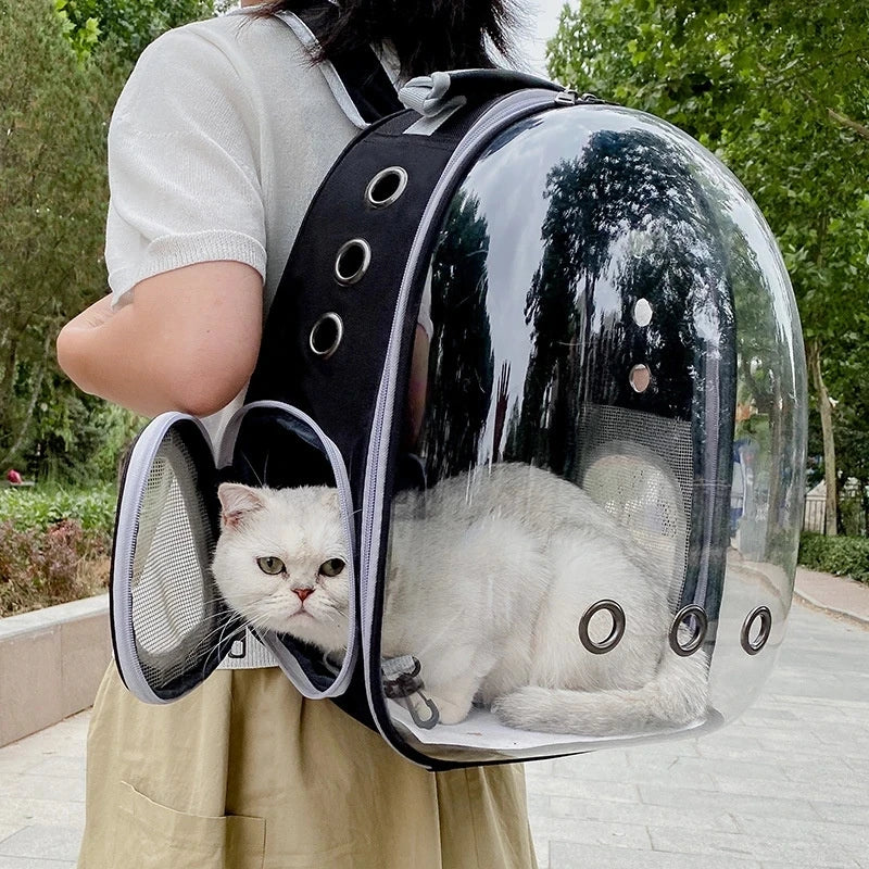 Katzenrucksack „Space Capsule“ – Stilvoll, sicher und bequem unterwegs mit deinem Liebling