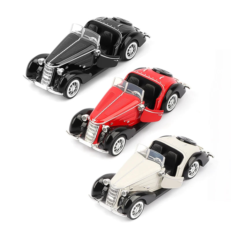 1:32 Super Classic Zurückziehen Spielzeugauto – Detailgetreues Modellauto mit öffnenden Türen und realistischem Design