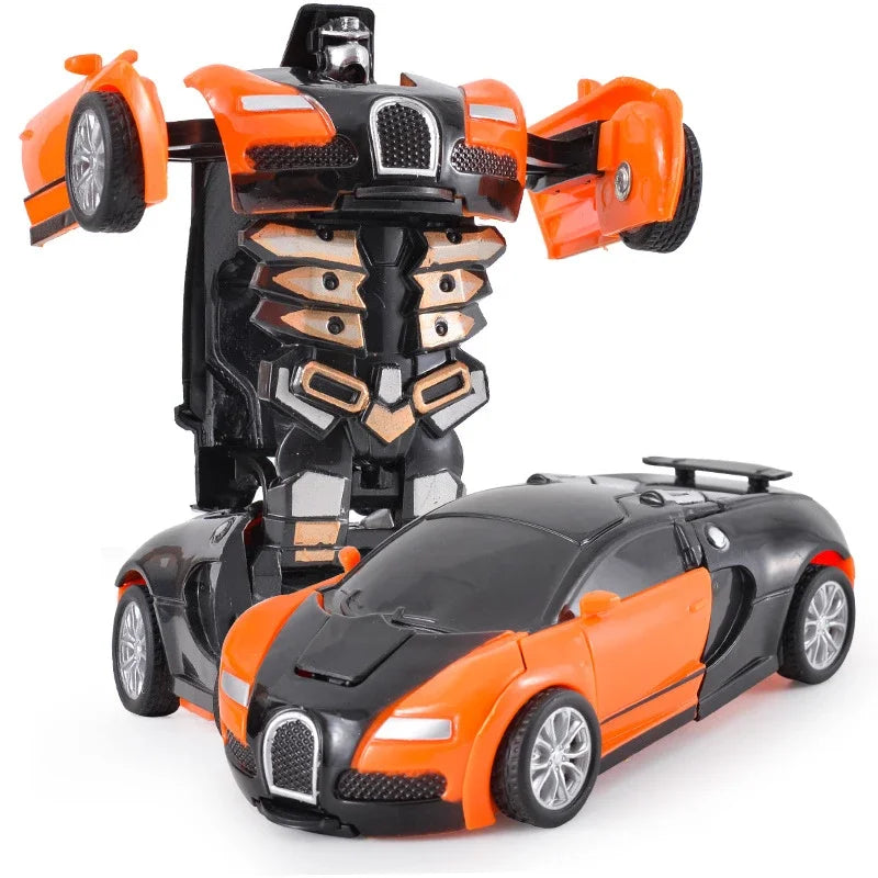 Transformierendes Spielzeugauto mit automatischer Kollisionsverformung – Interaktiver Spaß für Kinder