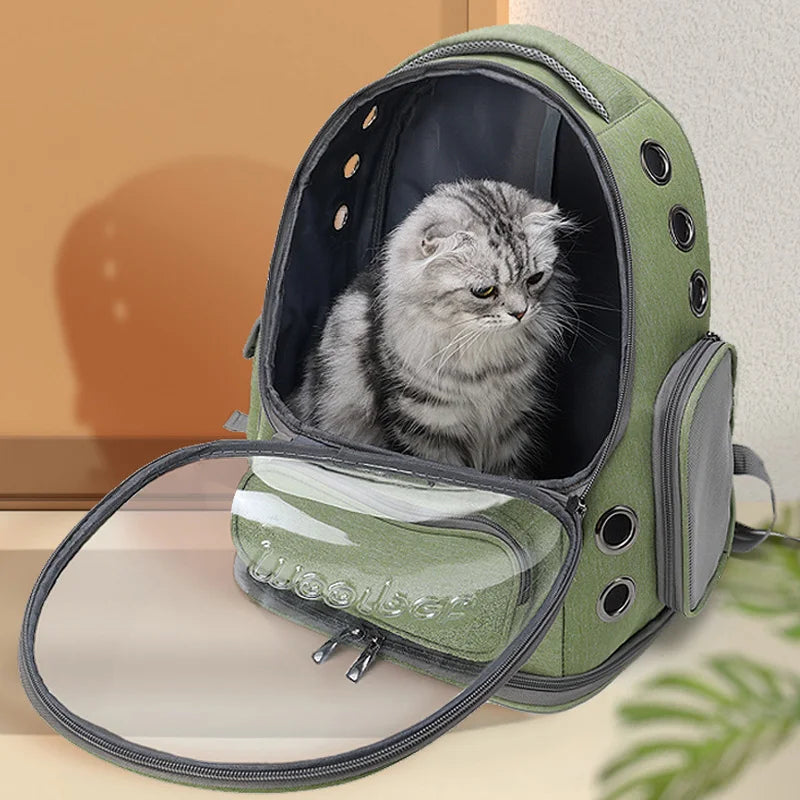 Transparenter Katzenrucksack – Stilvoll & Sicher Reisen mit Ihrer Katze oder Ihrem kleinen Hund