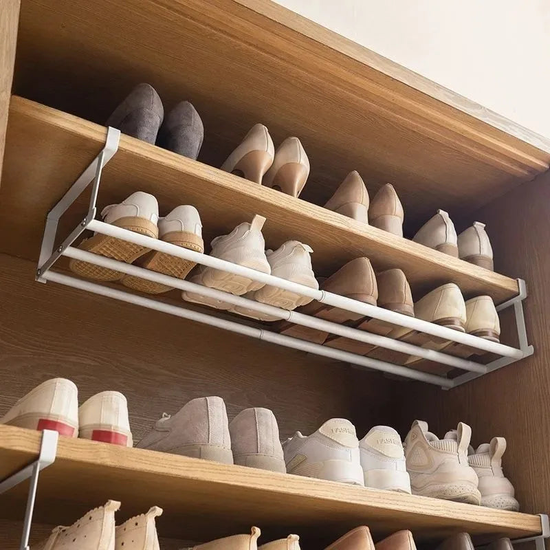 Verstellbares Schuhregal – Platzsparender Organizer für jeden Schuhschrank