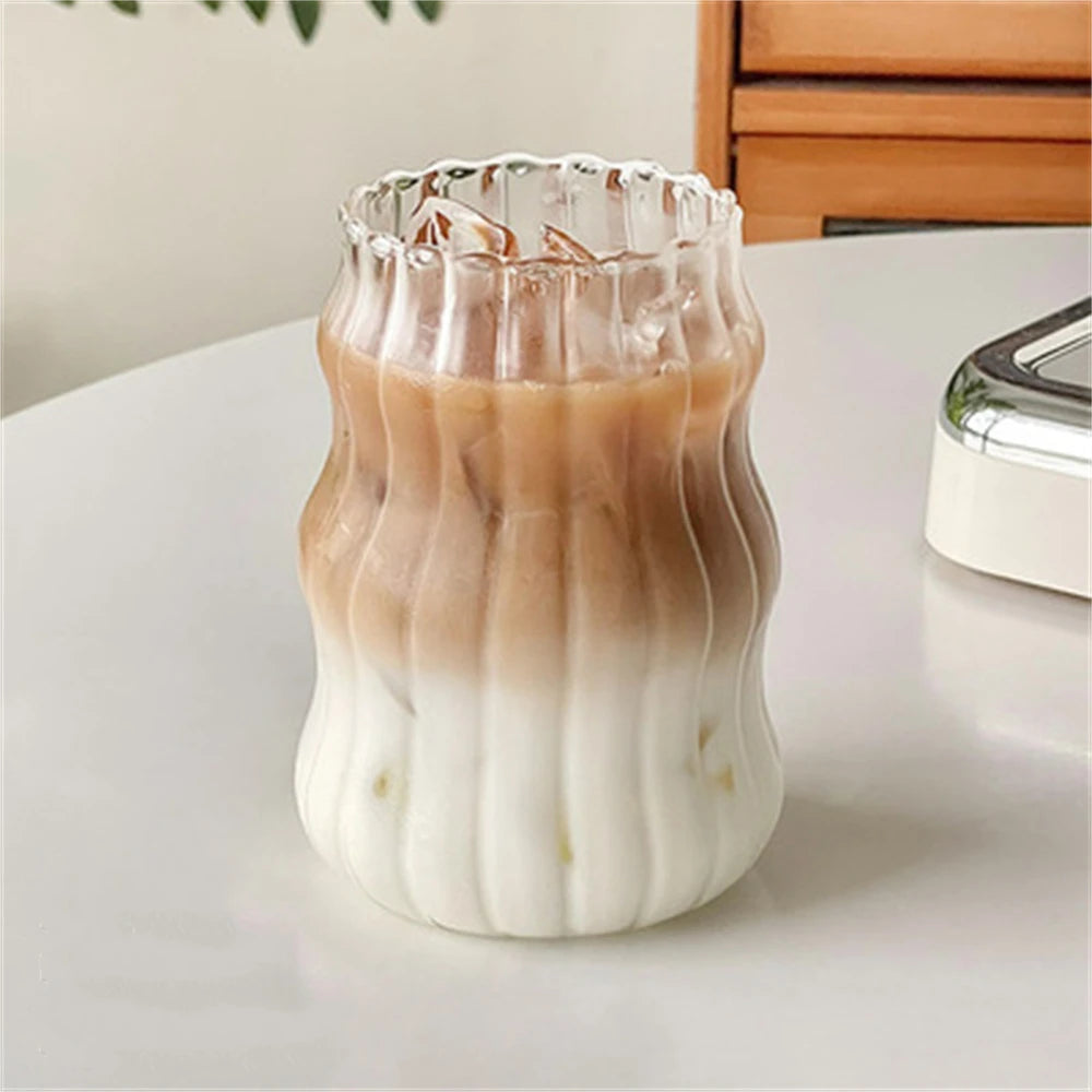 Glasbecher 530 ml hitzebeständig – Elegantes Trinkglas für Tee, Saft, Milch & Kaffee