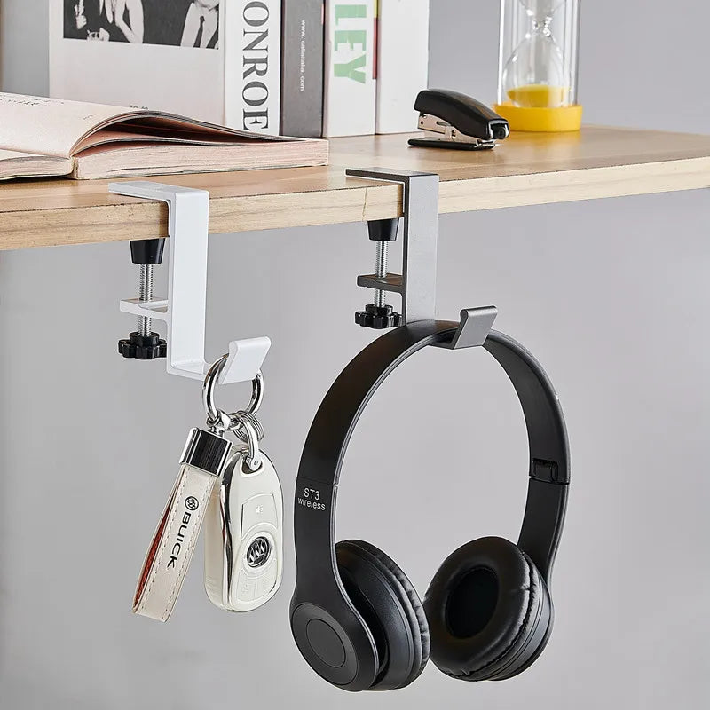 Einstellbarer Schreibtisch-Haken – Gaming Headset & Rucksack Organizer, Punch-frei