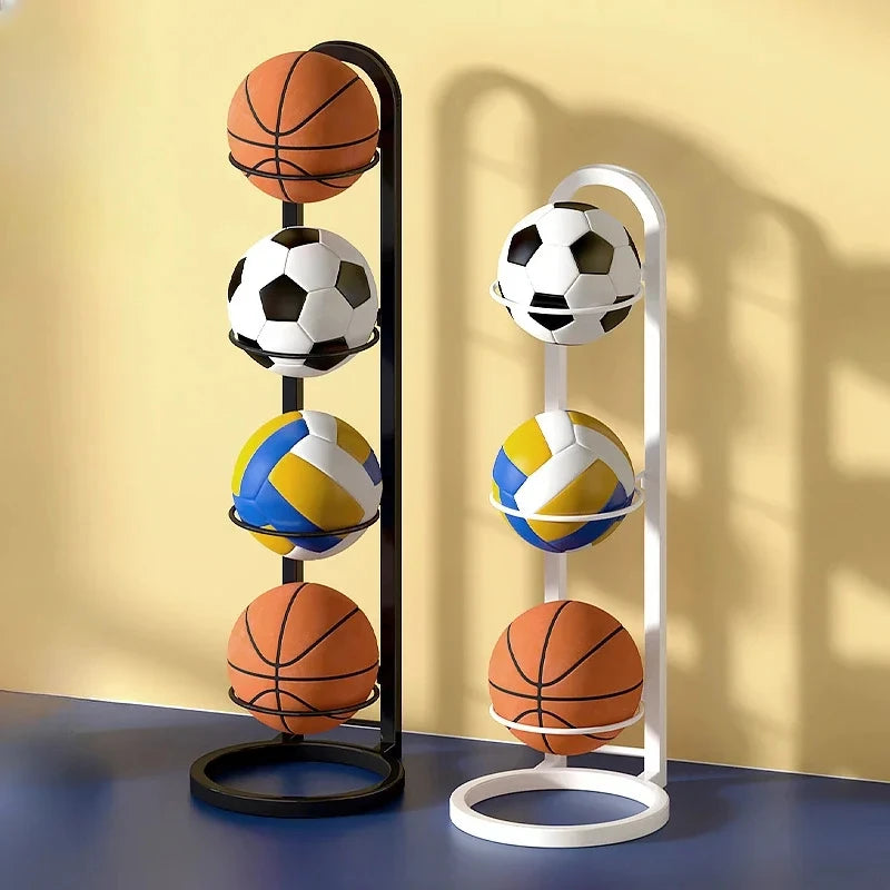 Basketball Aufbewahrungsregal aus Metall – Ordnung für alle Bälle im Haus