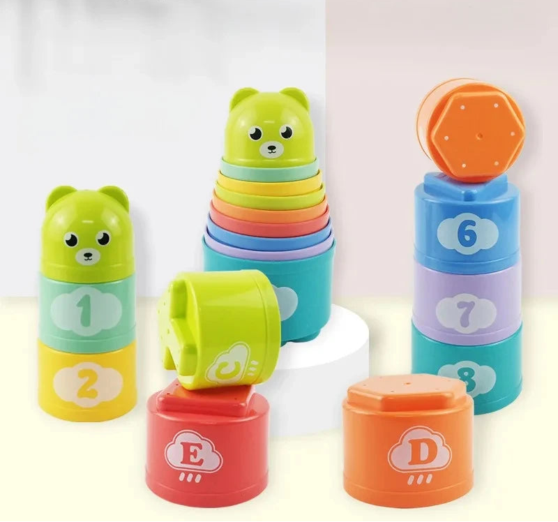 Kind Gehirn Antwort Schlacht Falten Tasse – Rasantes Stapel- & Reaktionsspiel für Kinder ab 3 Jahren