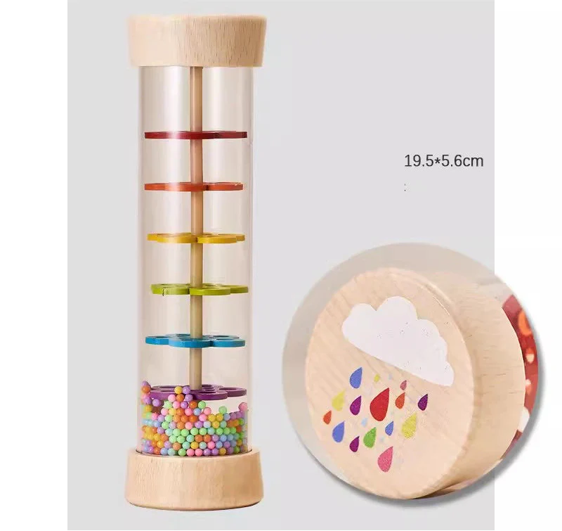 Baby Holz Regen Sound Rohr – Sanfte Klänge für ruhige Momente & frühe Bildung