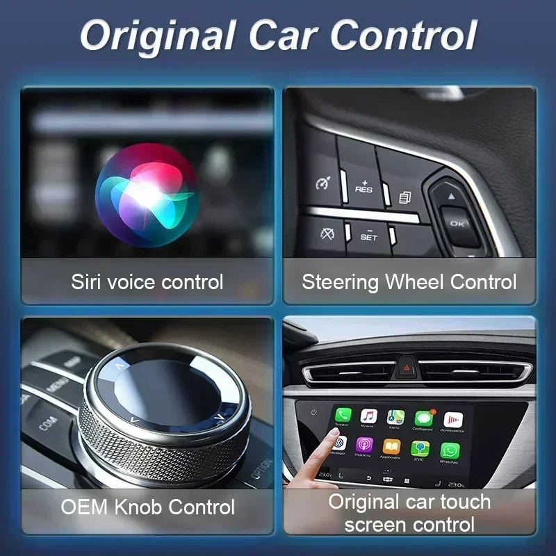 2-in-1 Wireless CarPlay & Android Auto Adapter – Kabelloser Adapter für OEM Autoradios (FLIXIVI)