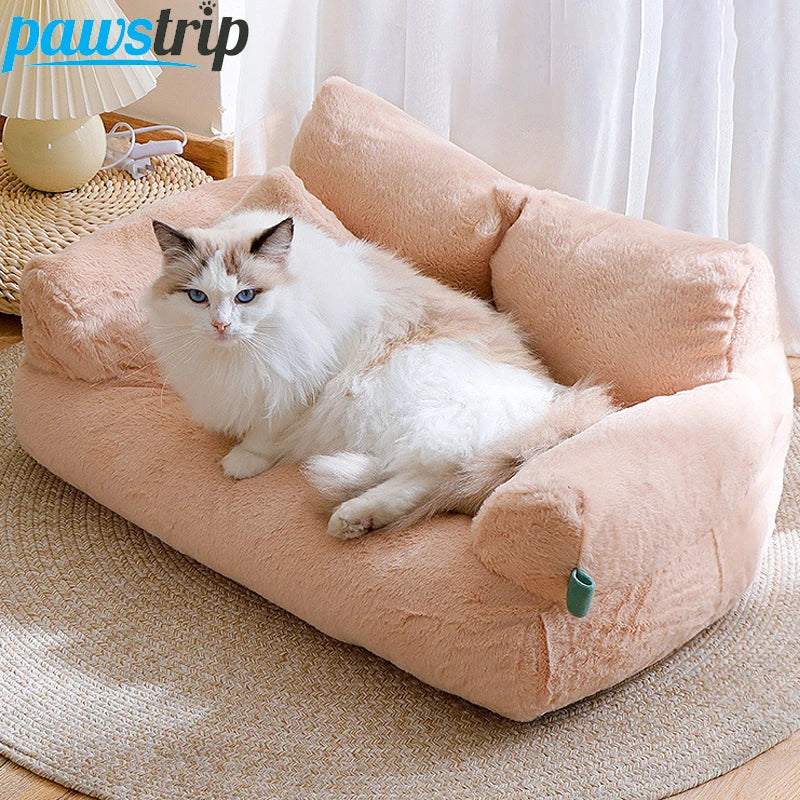 Luxuriöses Katzenbett-Sofa – Warm, Kuschelig & Stilvoll für den Winter