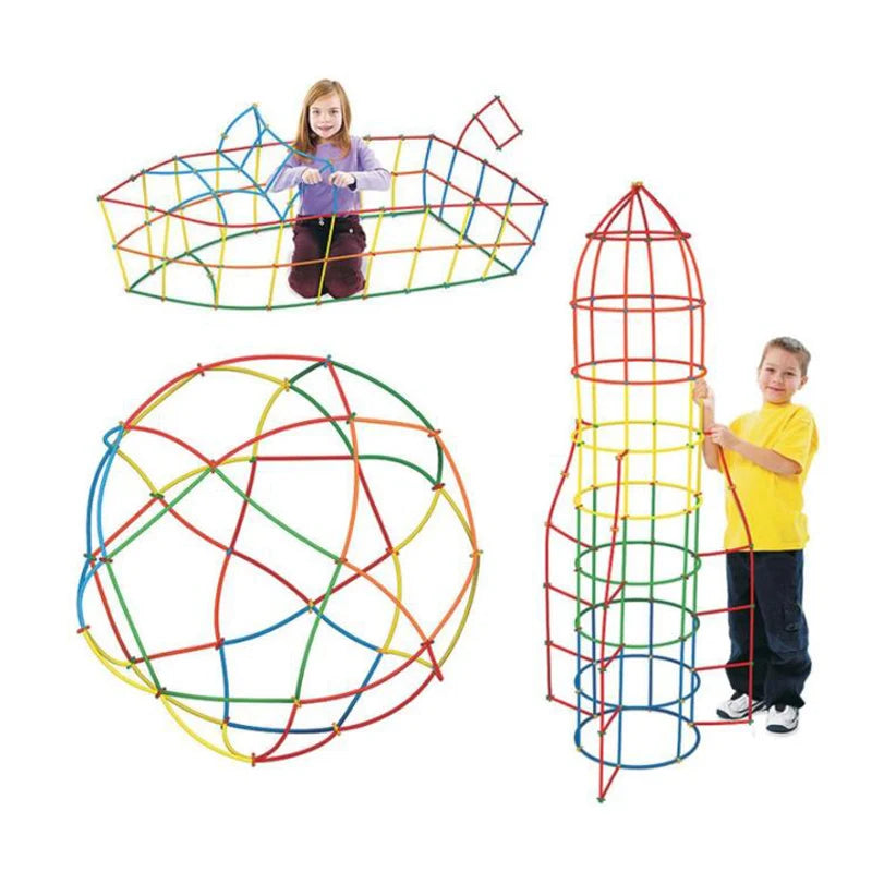 Stroh Konstrukteur Spielzeug – Kreatives Bauen für Spaß & motorische Förderung