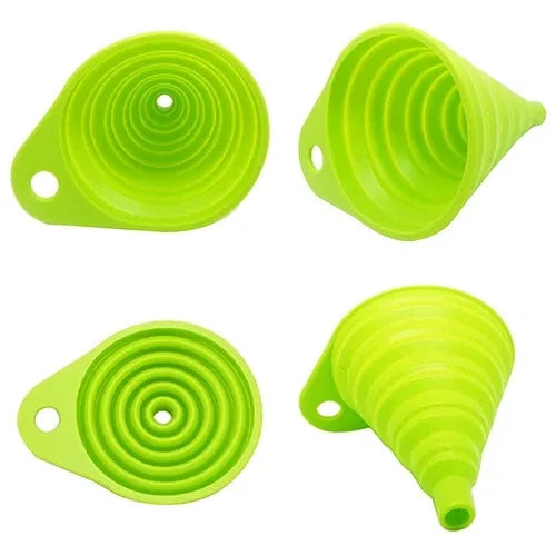 Mini faltbarer Silikontrichter – kompakt, tragbar & vielseitig