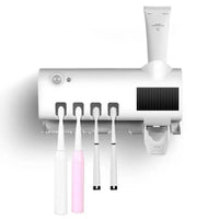 Wand - Tassenhalter mit UV & Zahnpastaspender – smart & hygienisch - HomiZen