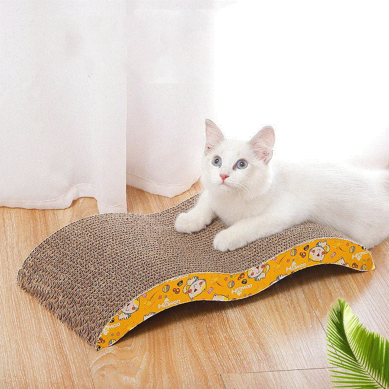 Katzenkratzbrett aus Wellpappe – Robust, Umweltfreundlich & Unwiderstehlich für Ihre Katze