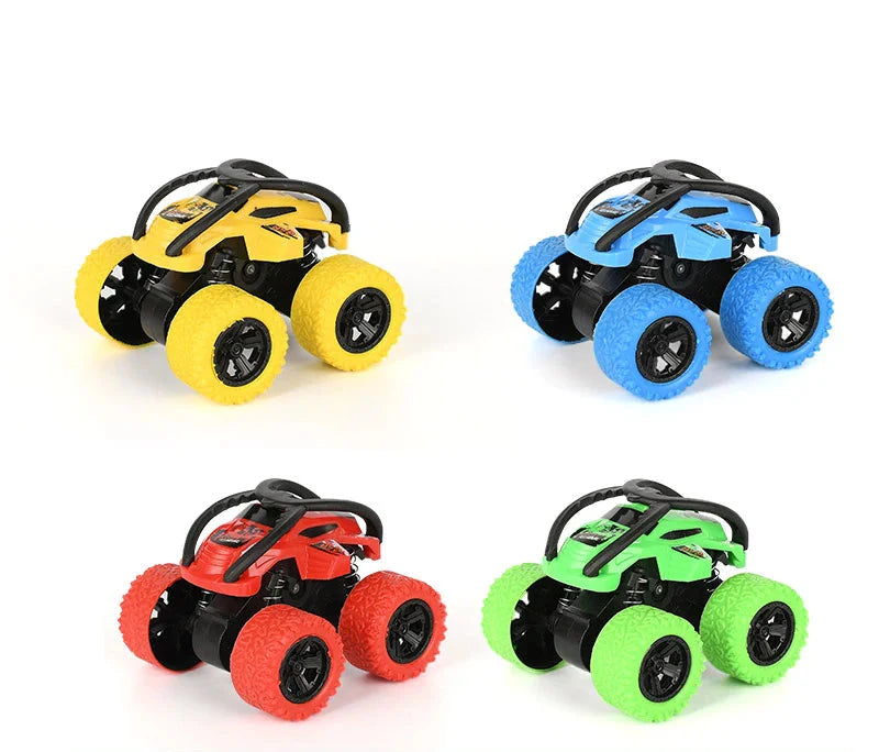 Trägheits-Geländewagen-Spielzeug – Sturzsicheres Kletterauto mit Allradantrieb & 360°-Drehung für Kinder