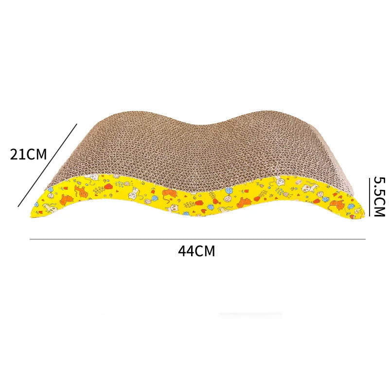 Katzenkratzbrett aus Wellpappe – Robust, Umweltfreundlich & Unwiderstehlich für Ihre Katze