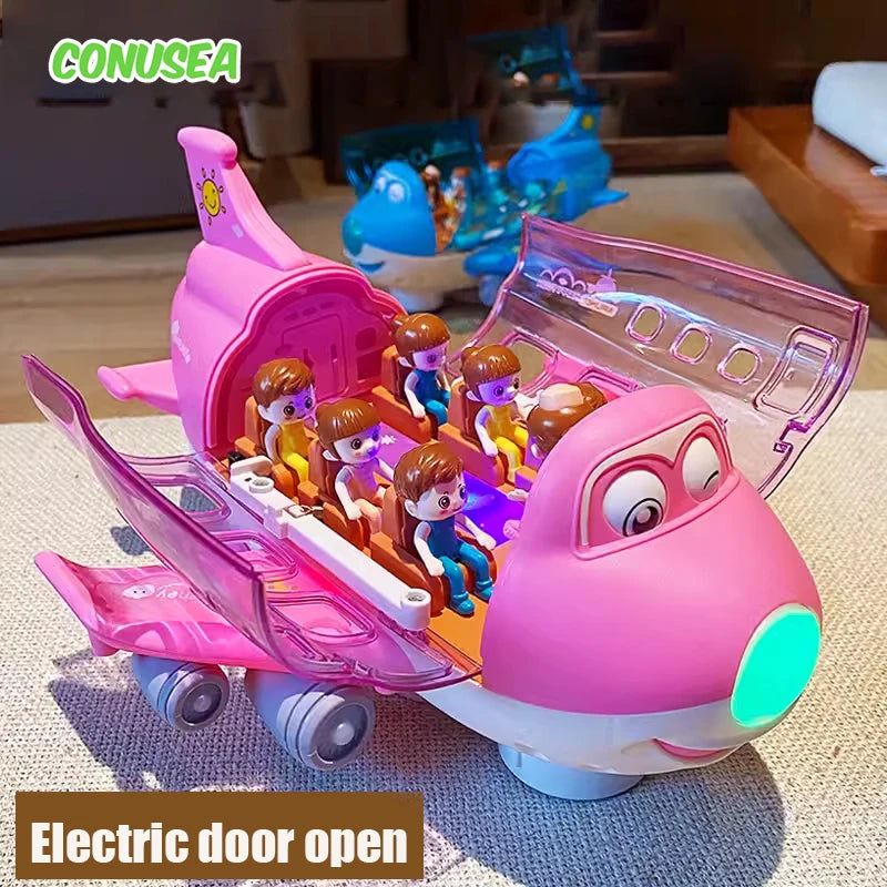 Elektrisches Flugzeugspielzeug mit Musik, Licht & 360° Drehung – Das perfekte Geschenk für Kinder ab 3 Jahren