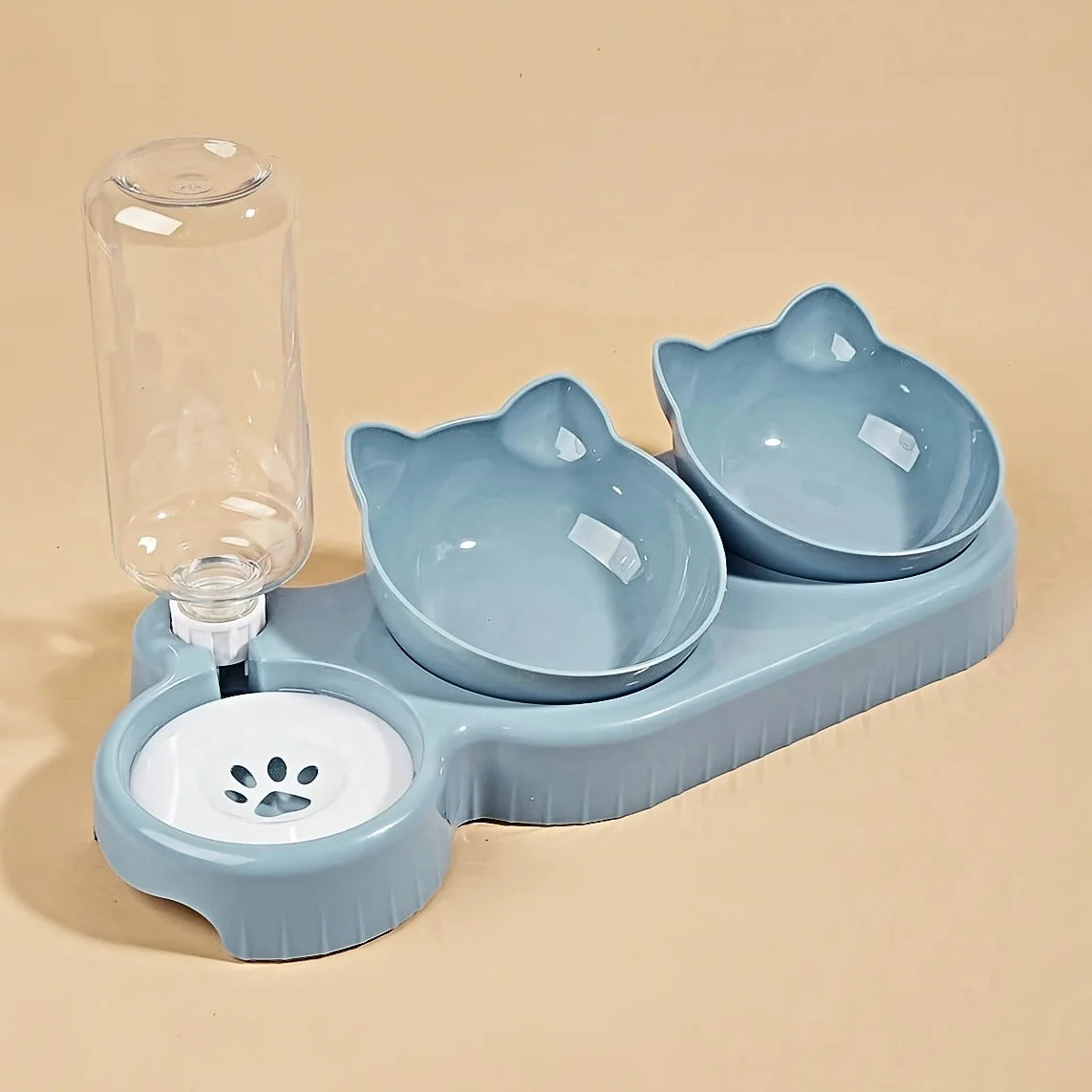 Haustierschalen mit Wasserzufuhr – 3-in-1-Design für gesunde, glückliche Katzen