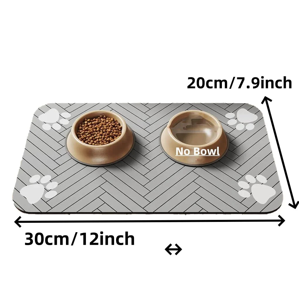 Pet Feeding Mat – Rutschfest, Wasserdicht & Supersaugfähig – Sauberkeit für jeden Fressplatz