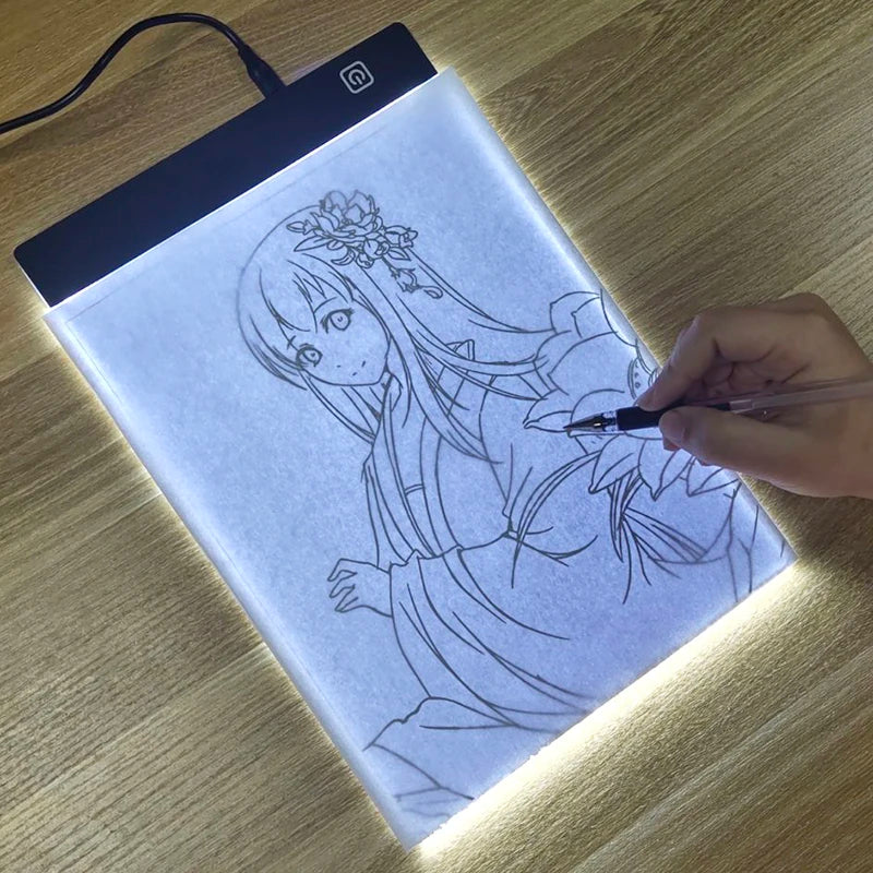 LED Zeichnung Kopie Pad – 3-stufig dimmbares Zeichenbrett für kleine Künstler