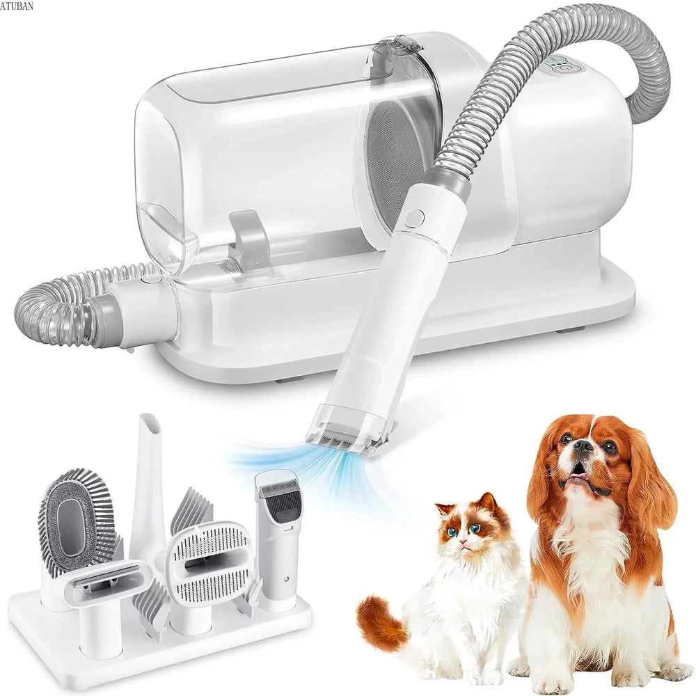 Tierhaar-Staubsauger & Pflegeset für Hunde – Geräuscharm, Effizient & Sauber mit 2,3 l Staubbehälter