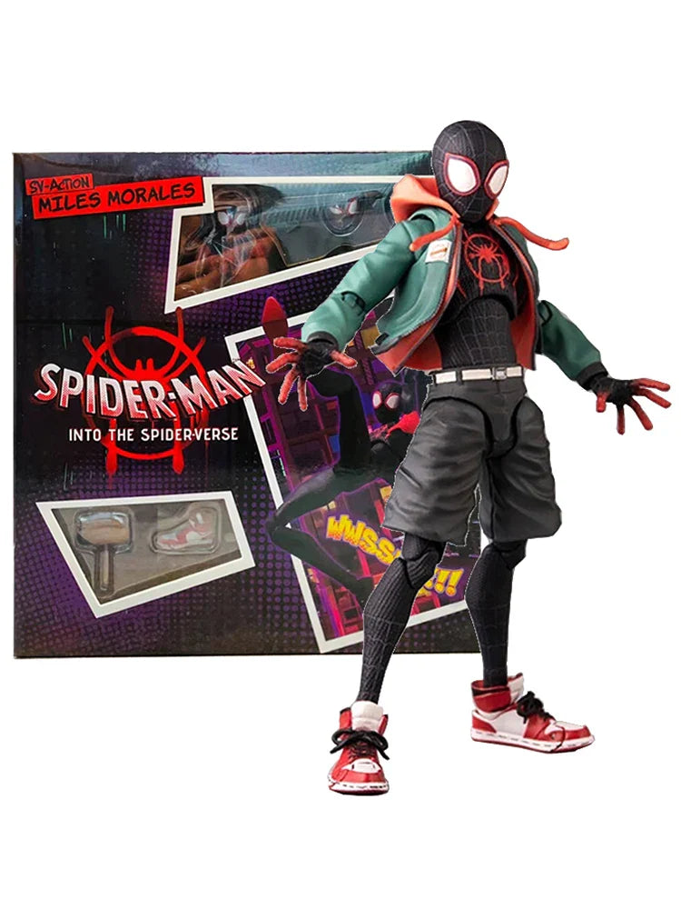 Sv Action Spider-Man Miles Morales Figur – Detailgetreue Sammlerfigur für echte Marvel-Fans