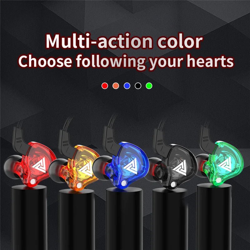 QKZ - AK6 In - Ear - Kopfhörer mit aktiver Geräuschunterdrückung und sattem Sound - HomiZen