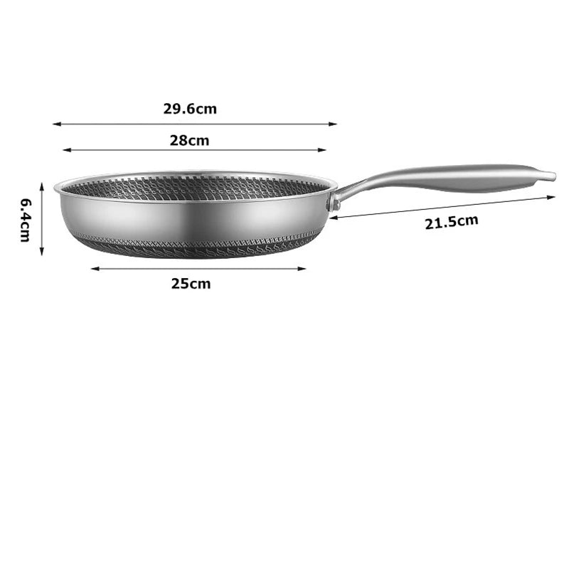 Antihaft-Pfanne 28cm mit Glasdeckel – Umweltfreundlich & Vielseitig