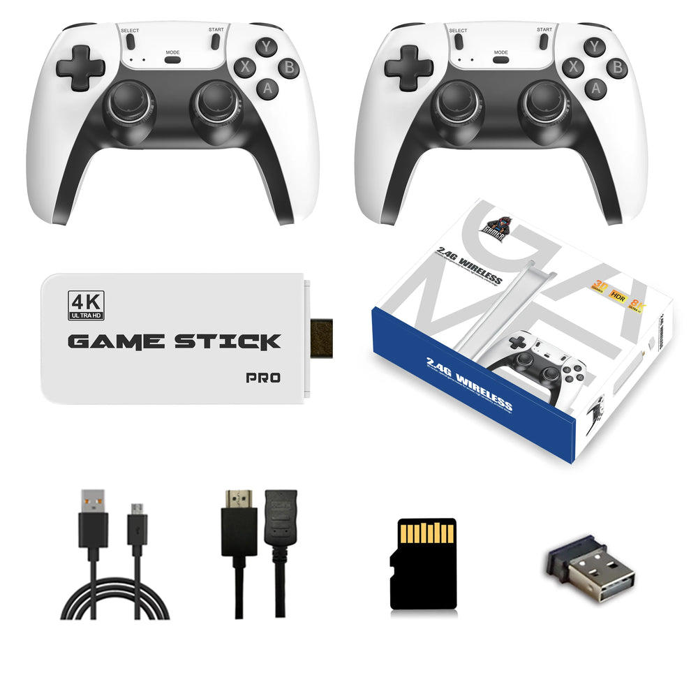 4K TV Game Stick & Handheld Spielekonsole – 40.000+ Spiele, Wireless Controller, 128 GB