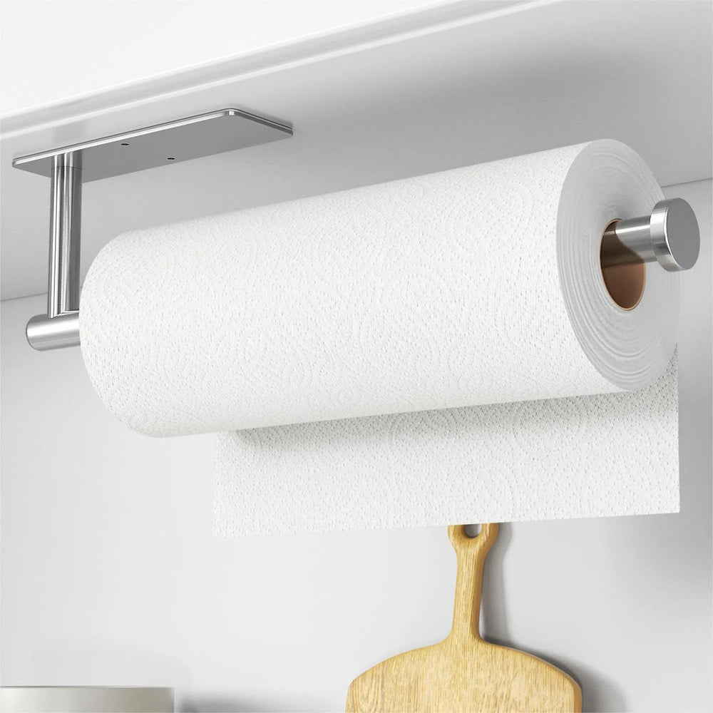 Papierhandtuchhalter Küche aus Edelstahl – Selbstklebend & Platzsparend