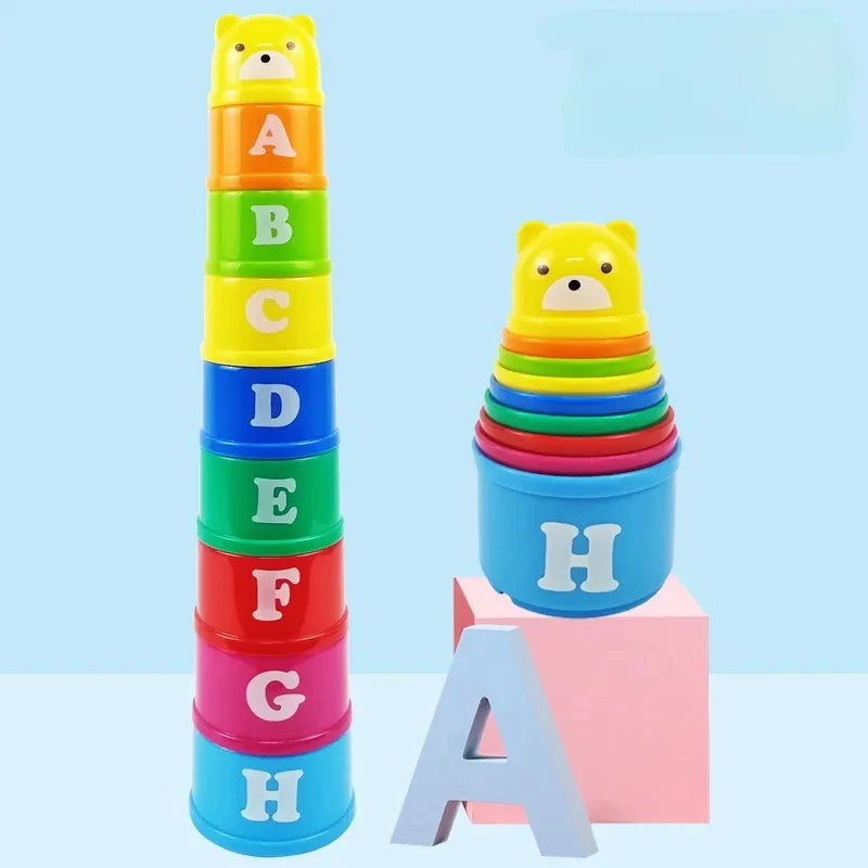 Kind Gehirn Antwort Schlacht Falten Tasse – Rasantes Stapel- & Reaktionsspiel für Kinder ab 3 Jahren