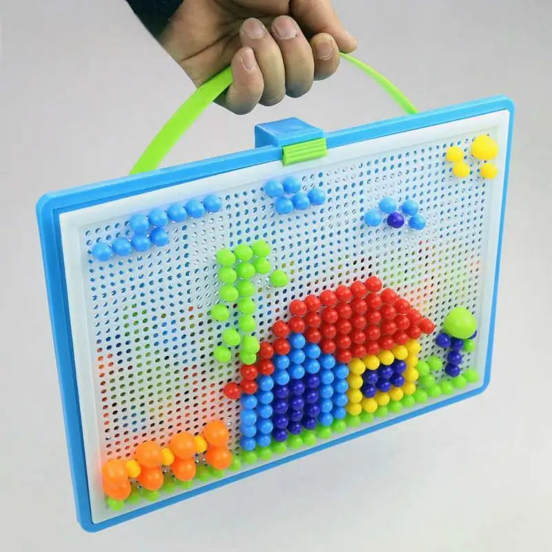 296 Stück 3D-Puzzle für Kinder – Pädagogisches STEM-Spielzeug im Pilzkorn-Design