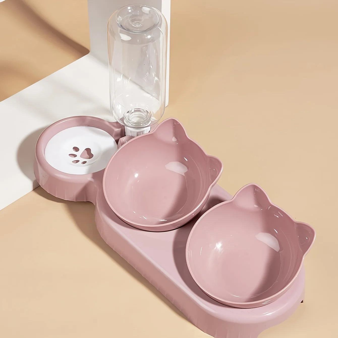 Haustierschalen mit Wasserzufuhr – 3-in-1-Design für gesunde, glückliche Katzen