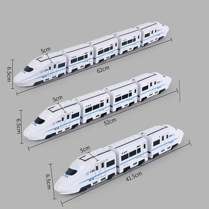 Kinder DIY Simulation High Speed Eisenbahn Zug – Mit Sound, Licht & 360° Action