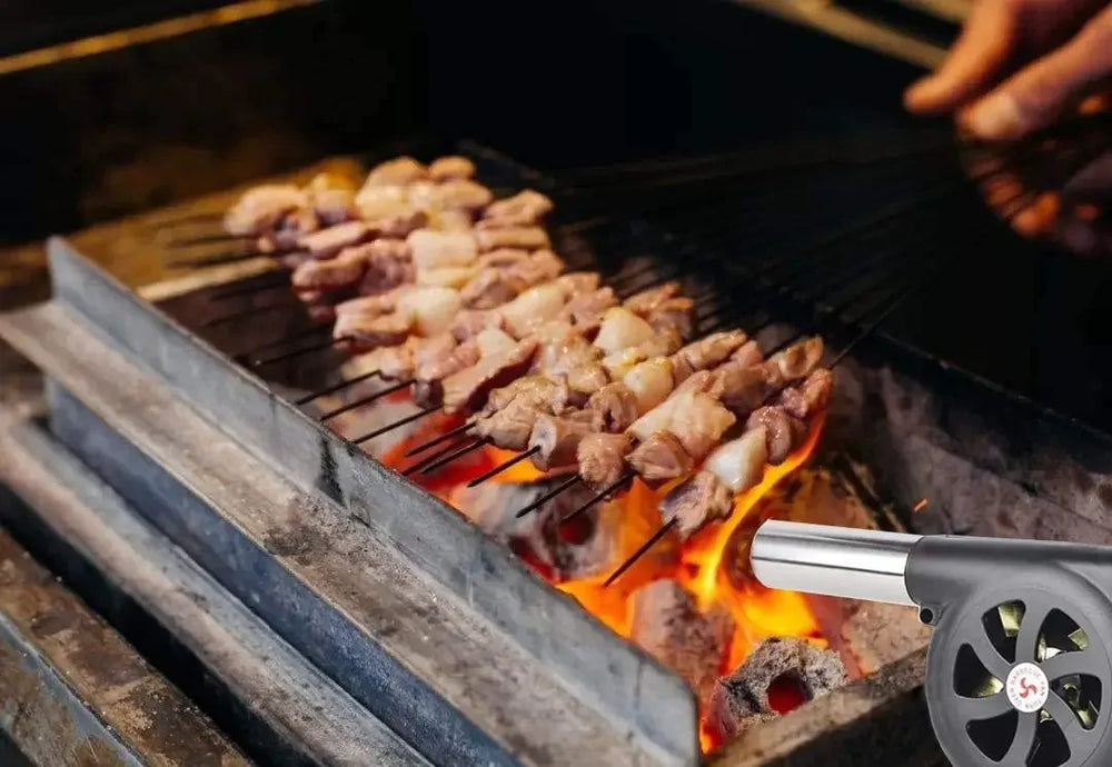 Handgebläse aus Edelstahl – Kompakt, leicht & ideal für den perfekten Grillmoment